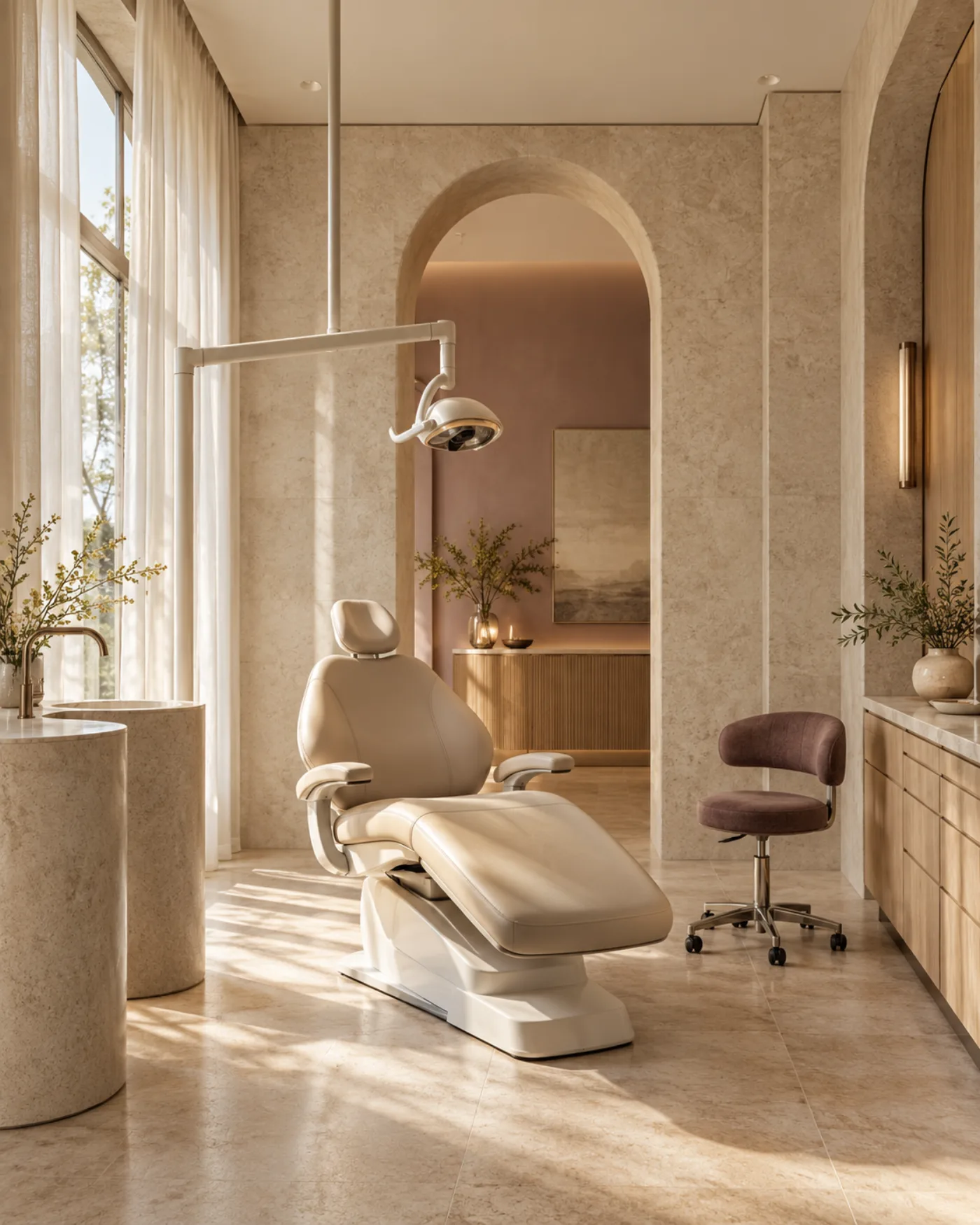 Illustrative dental practice interior
